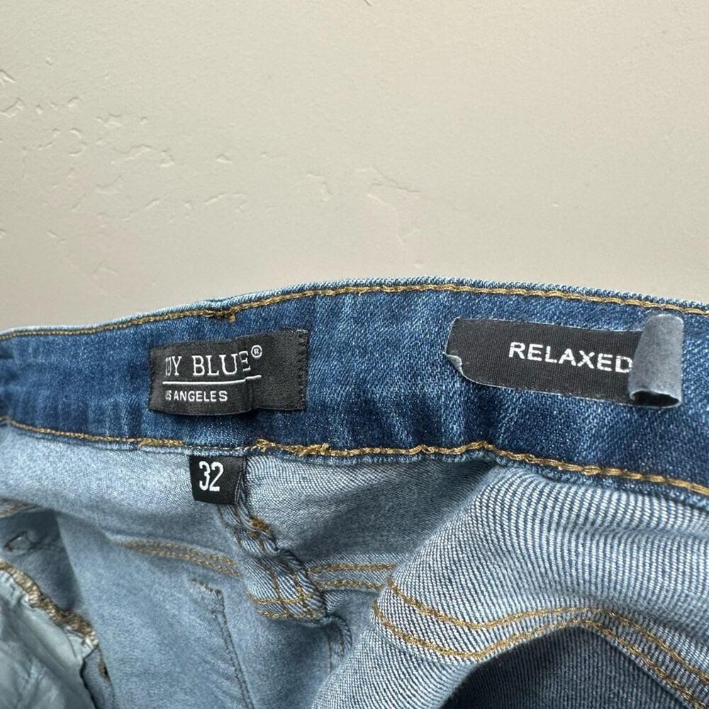 Judy Blue Relaxed Fit Distressed High Rise Jeans Size 32 - Picture 4 of 6